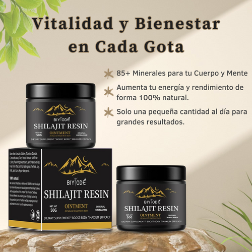 Shilajit, Vitalidad y Bienestar en Cada Gota